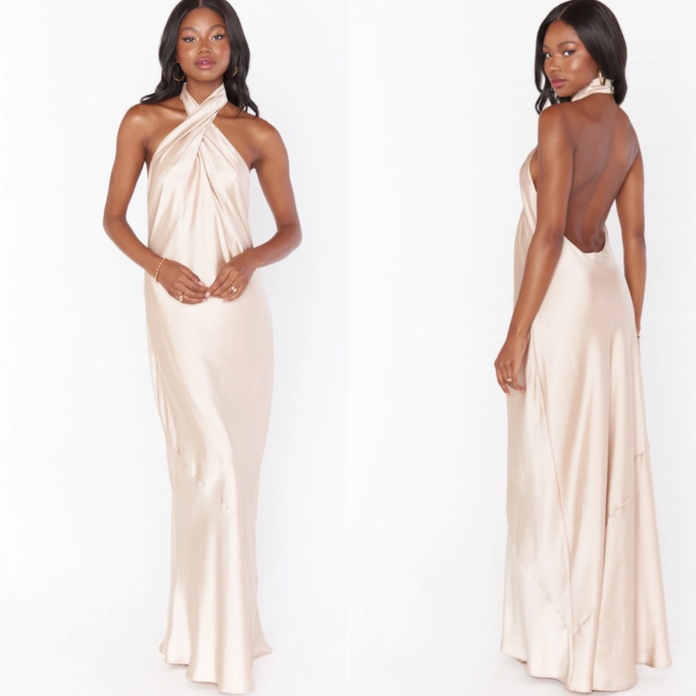 Show Me Your MuMu Cream Maxi Dress